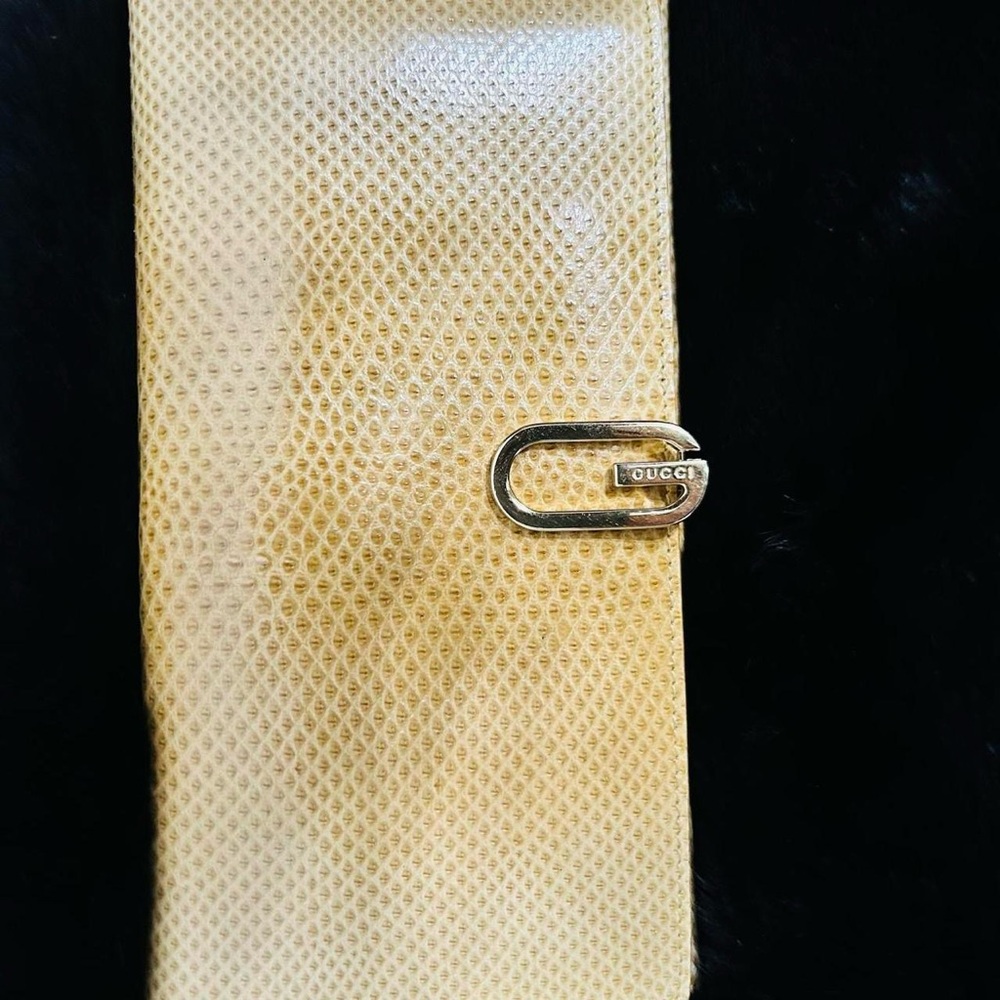 Gucci Beige Python Clutch Wallet - image 5